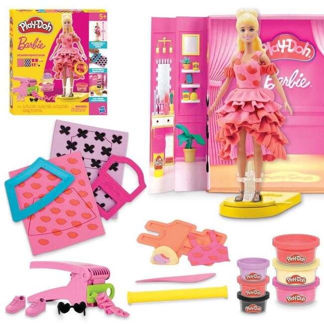 PLAY DOH BARBIE SET PLASTELINA PREZENTARE DE MODA A DESIGNERILOR VIVG1356