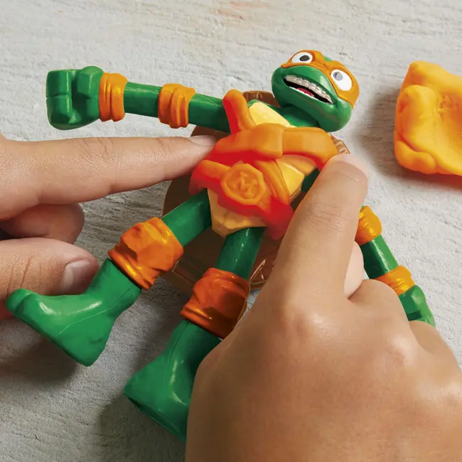 PLAY DOH POVESTIRI CU TESTOASE NINJA ADOLESCENTE MUTANTE SET PLASTELINA PIZZA TAIE SI ARUNCA VIVG1829