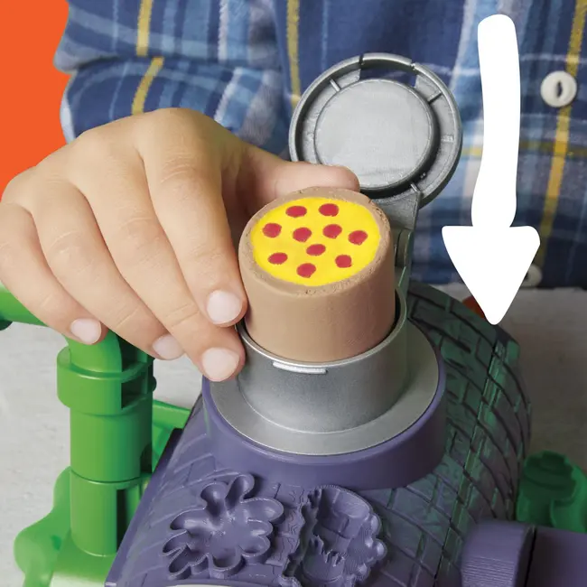 PLAY DOH POVESTIRI CU TESTOASE NINJA ADOLESCENTE MUTANTE SET PLASTELINA PIZZA TAIE SI ARUNCA VIVG1829