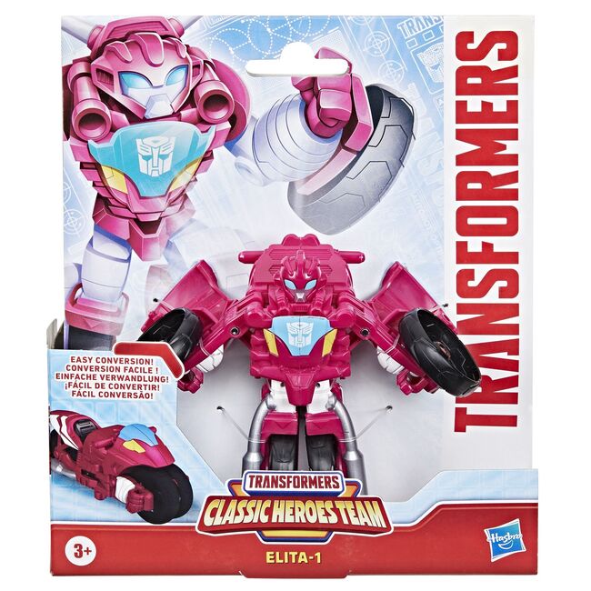 TRANSFORMERS CLASSIC HEROES TEAM ROBOT ELITA 1 CONVERTIBIL VIVF0719_G1758