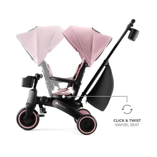 TRICICLETA KINDERKRAFT JAZZ 2, PINK VIVKRJAZZ02PNK0000