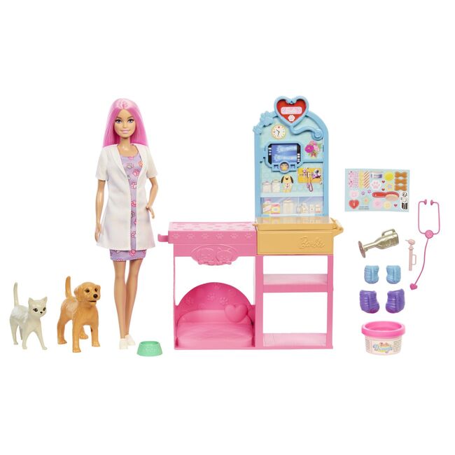 BARBIE YOU CAN BE ANYTHING SET CLINICA VETERINARA FAST CAST CU ACCESORII VIVMTJFX93