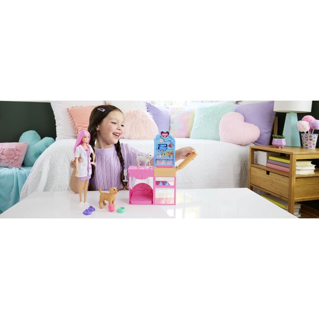 BARBIE YOU CAN BE ANYTHING SET CLINICA VETERINARA FAST CAST CU ACCESORII VIVMTJFX93