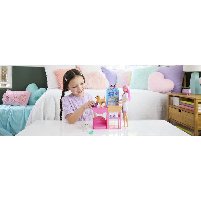 BARBIE YOU CAN BE ANYTHING SET CLINICA VETERINARA FAST CAST CU ACCESORII VIVMTJFX93