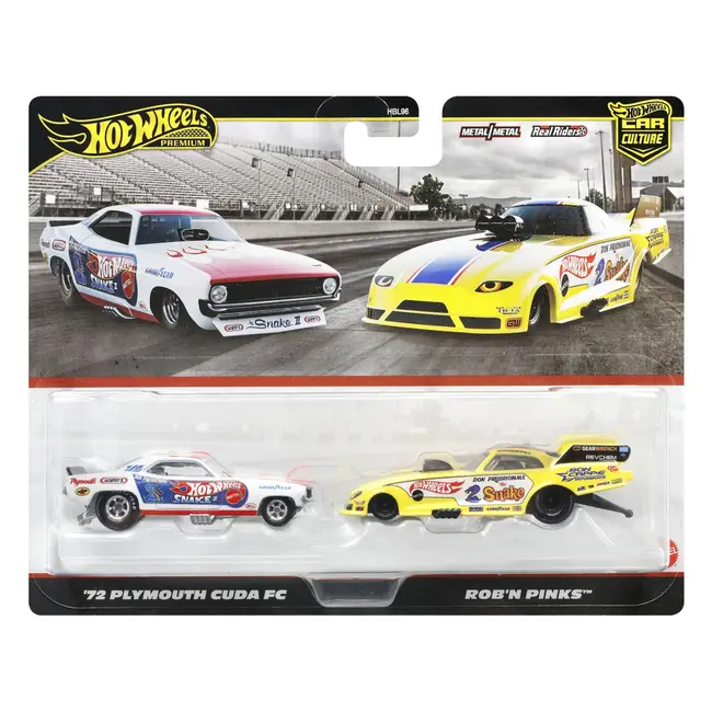HOT WHEELS PREMIUM SET 2 MASINUTE METALICE PLYMOUTH CUDA FC 72 SI ROBN PINKS SCARA 1 LA 64 VIVMTHBL96_JBL01