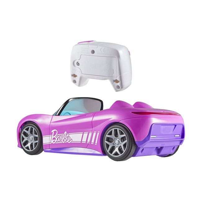 HOT WHEELS RC BARBIE MASINUTA CU TELECOMANDA CONVERTIBILA VIVMTJBH05
