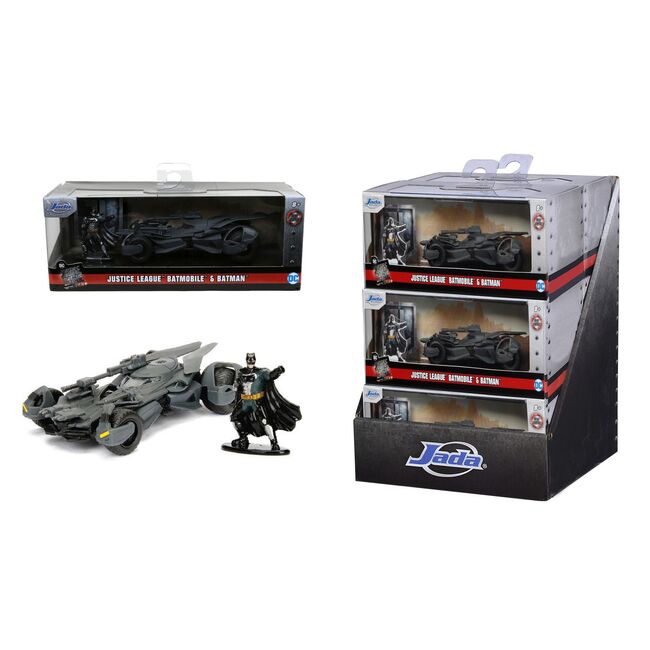 JADA DC JUSTICE LEAGUE SET FIGURINA BATMAN SI MASINUTA METALICA BATMOBILE SCARA 1 LA 32 VIV9331706314R00