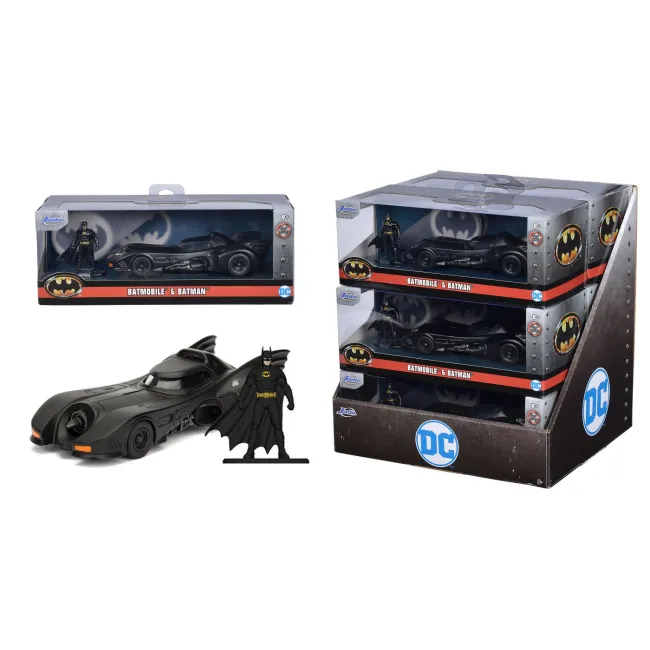 JADA DC SET FIGURINA BATMAN SI MASINUTA METALICA BATMOBILE SCARA 1 LA 32 VIV9331704314R00