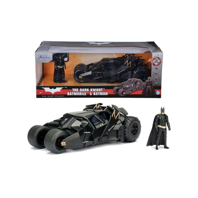 JADA THE DARK KNIGHT SET FIGURINA BATMAN SI MASINUTA METALICA BATMOBILE SCARA 1 LA 24 VIV9398261314R00