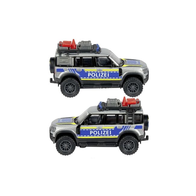 MAJORETTE MASINA METALICA DE POLITIE LAND ROVER DEFENDER SCARA 1 LA 43 VIV8503712002038