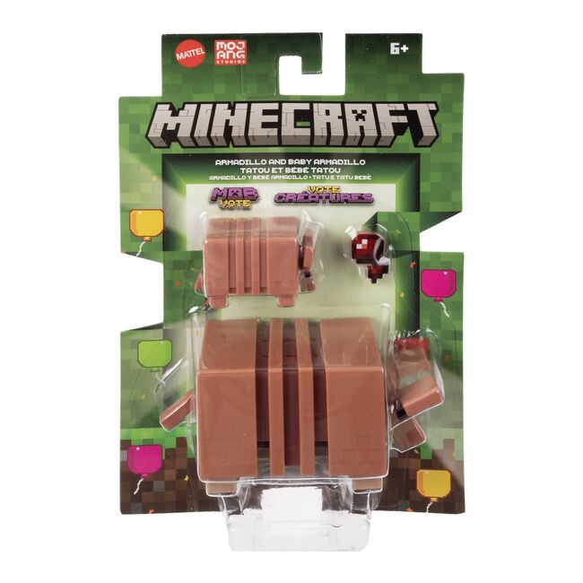 MINECRAFT CRAFT A BLOCK FIGURINA ARMADILLO SI BABY ARMADILLO 8CM VIVMTGTP08_JCN40