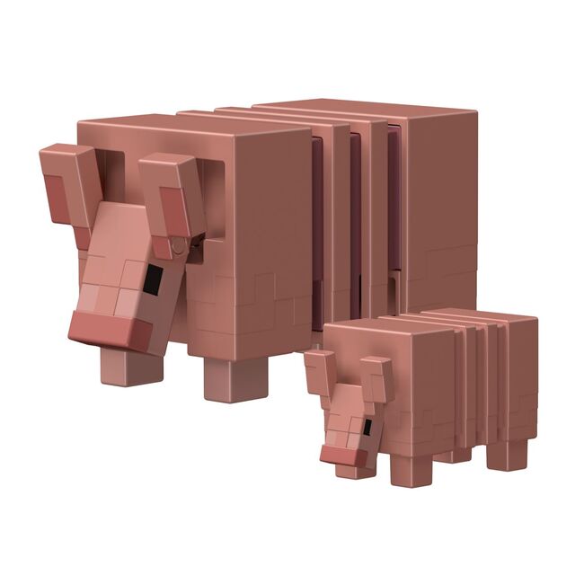 MINECRAFT CRAFT A BLOCK FIGURINA ARMADILLO SI BABY ARMADILLO 8CM VIVMTGTP08_JCN40