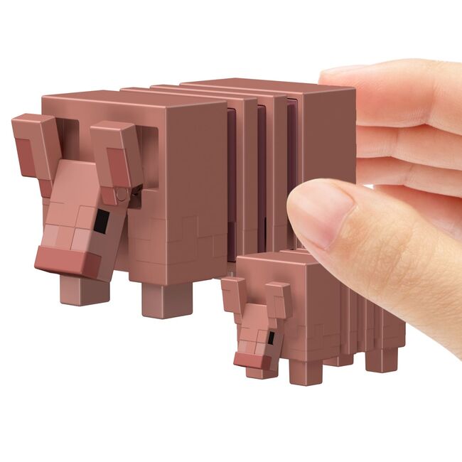 MINECRAFT CRAFT A BLOCK FIGURINA ARMADILLO SI BABY ARMADILLO 8CM VIVMTGTP08_JCN40