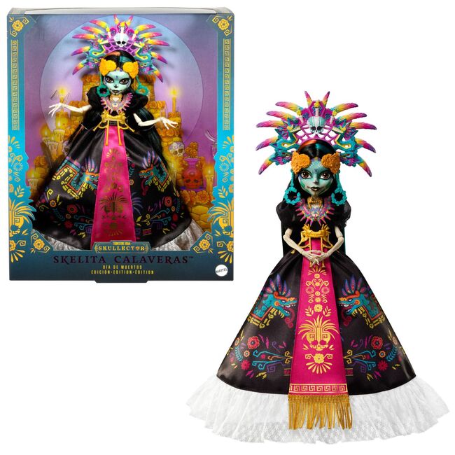 MONSTER HIGH SKULLECTOR PAPUSA SKELITA CALAVERAS EDITIA DIA DE MUERTOS VIVMTJDR63