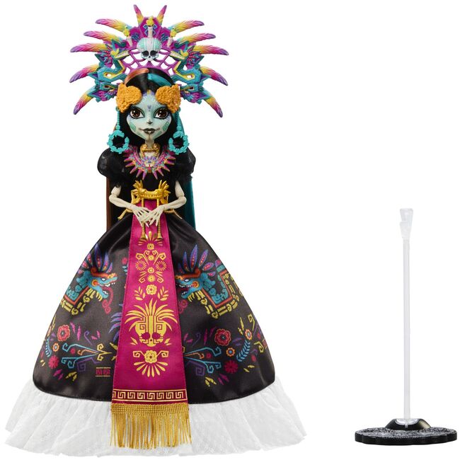 MONSTER HIGH SKULLECTOR PAPUSA SKELITA CALAVERAS EDITIA DIA DE MUERTOS VIVMTJDR63