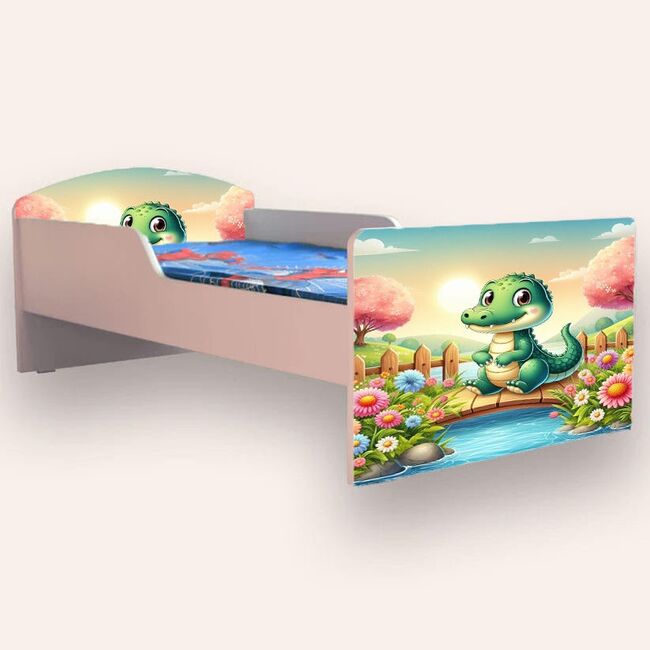 Pat Crocodil Mare 2-12 ani Simplu Fara saltea CMG52235762368852