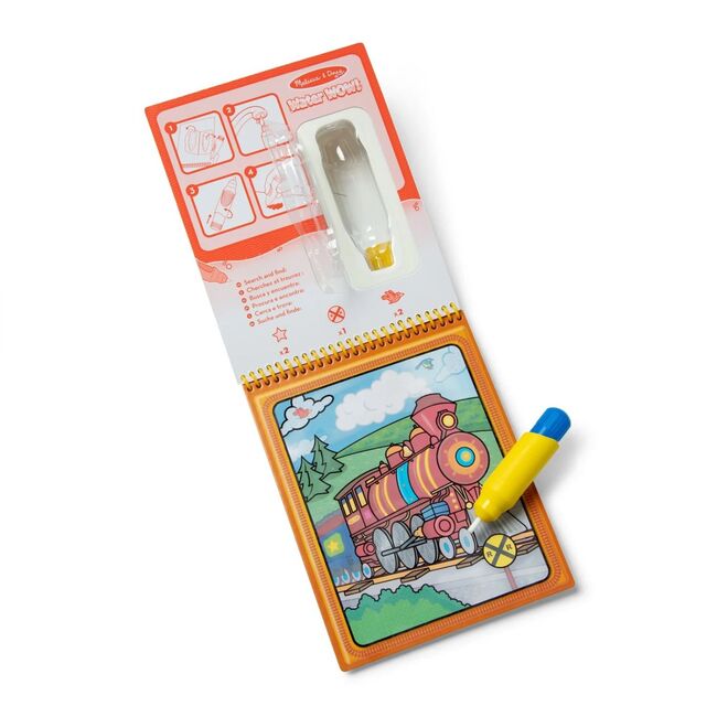 MELISSA AND DOUG CARTE DE COLORAT VEHICULE REUTILIZABILA CU APA WATER WOW VIV6075659_20156117