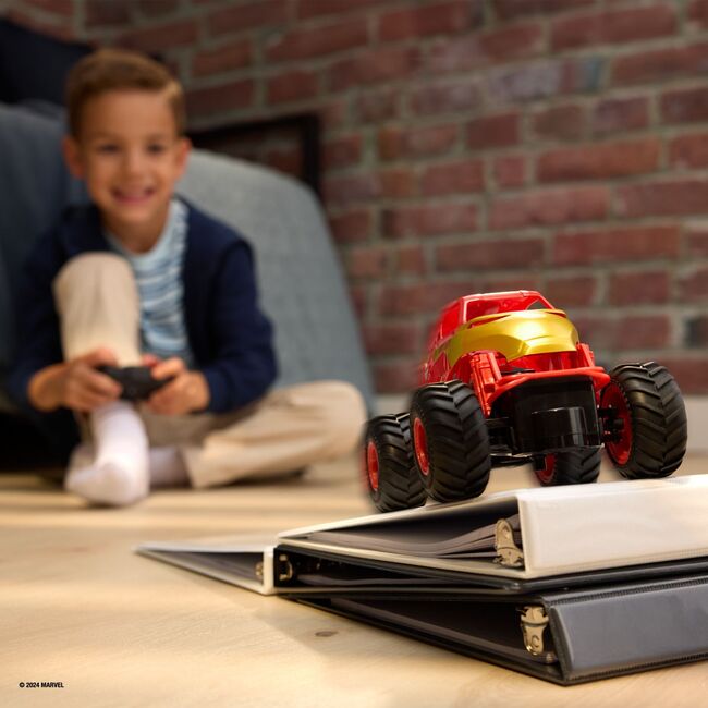 MONSTER JAM MARVEL CAMION GIGANT CU TELECOMANDA  IRON MAN SCARA 1 LA 24 VIV6069959