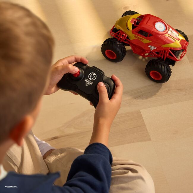 MONSTER JAM MARVEL CAMION GIGANT CU TELECOMANDA  IRON MAN SCARA 1 LA 24 VIV6069959