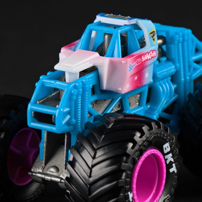 MONSTER JAM MASINUTA METALICA SPARKLE SMASH SCARA 1 LA 64 VIV6044941_20150204