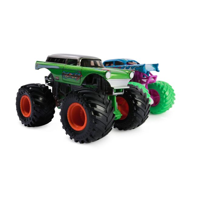 MONSTER JAM SET 2 MASINUTE METALICE AVENGER SCARA 1 LA 64 VIV6064128_20150284
