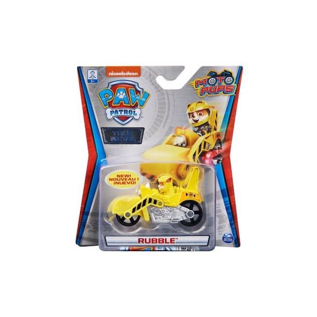 PATRULA CATELUSILOR MACHETA METALICA RUBBLE CU MOTOCICLETA VIV6054830_20130496