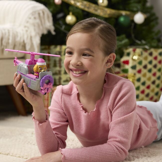 PATRULA CATELUSILOR VEHICUL SI FIGURINA SKYE CU ACCESORII DE CRACIUN VIV6074039_20153733