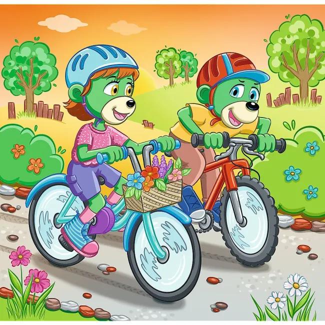 PUZZLE TREFL 3IN1 INTALNIREA FAMILIEI TREFELIK VIV34872