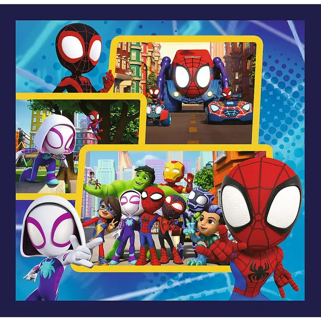 PUZZLE TREFL 3IN1 MARVEL SPIDEY SI PRIETENII LUI EXTRAORDINARI VIV34892