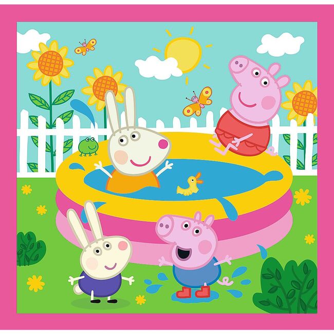 PUZZLE TREFL 3IN1 PEPPA PIG SI PRIETENII VIV34873