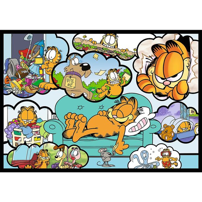 PUZZLE TREFL 4X250 LUI GARFIELD NU II PLACE ZIUA DE LUNI VIV13344