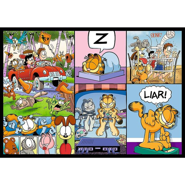 PUZZLE TREFL 4X250 LUI GARFIELD NU II PLACE ZIUA DE LUNI VIV13344