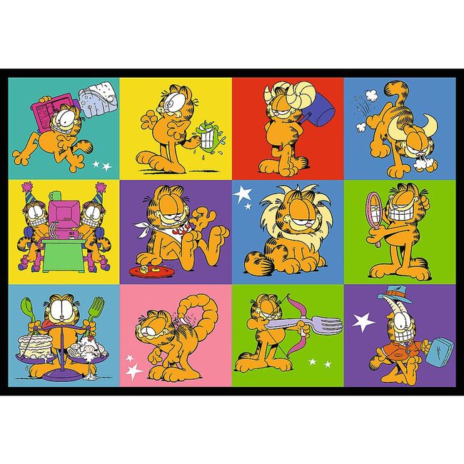 PUZZLE TREFL 4X250 LUI GARFIELD NU II PLACE ZIUA DE LUNI VIV13344