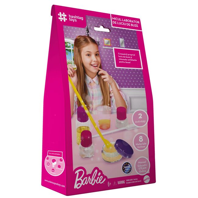 SET BARBIE MICUL LABORATOR DE LUCIU DE BUZE VIVHT052293