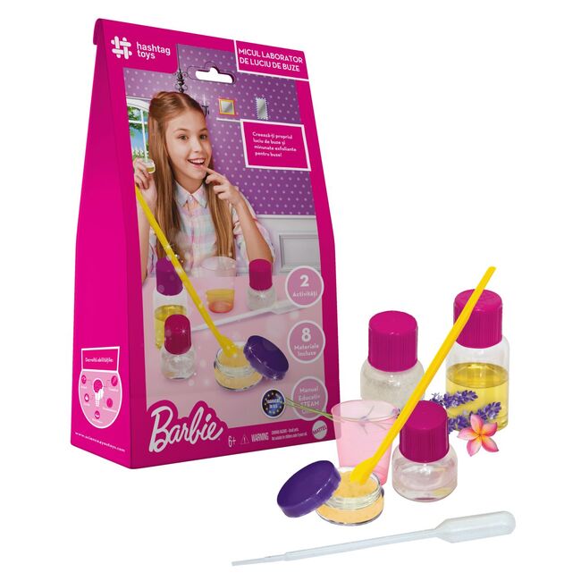 SET BARBIE MICUL LABORATOR DE LUCIU DE BUZE VIVHT052293