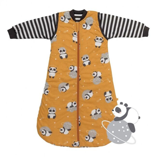 Sac de dormit cu maneca lunga detasabila Panda 90 cm 1.0 Tog BBXCJ782-10LS