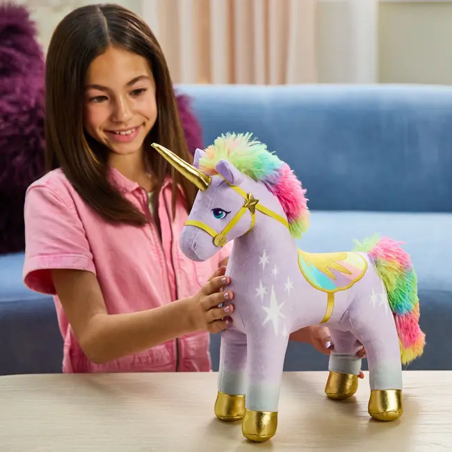 UNICORN ACADEMY UNICORNUL WILDSTAR DE PLUS LUMINOS 38CM VIV6072933