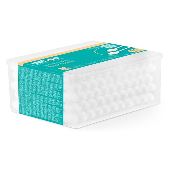Betisoare bumbac pentru bebelusi cu protectie baboo - 55 buc. ba12-009