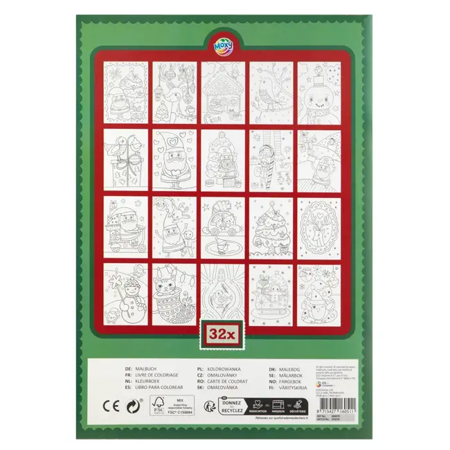 Carte de colorat - vine craciunul (32 pag.)