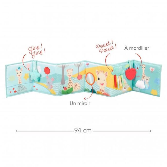 Carte senzoriala pliabila girafa sophie vu230815