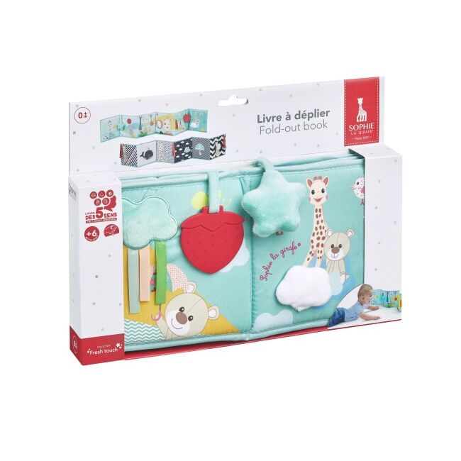 Carte senzoriala pliabila girafa sophie vu230815