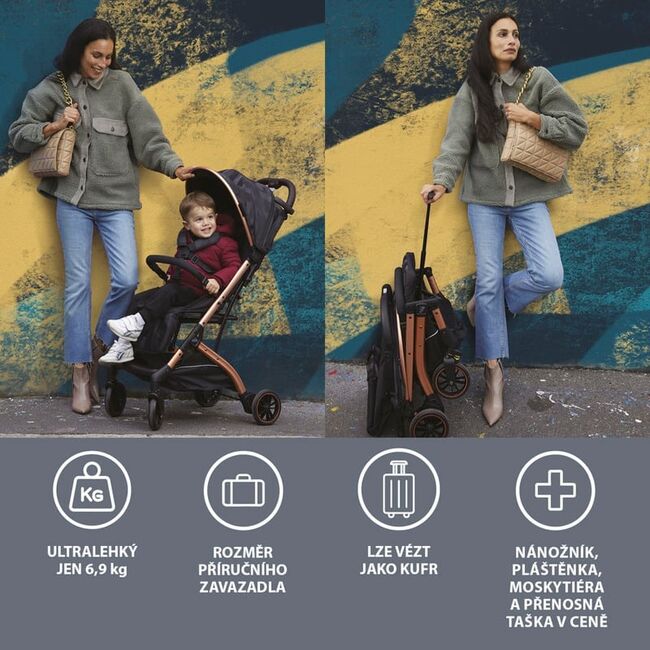 Carucior Sport Compass 2.0  Grey Cam, 0 - 4 Ani Sau 22 Kg Pjbart832/202