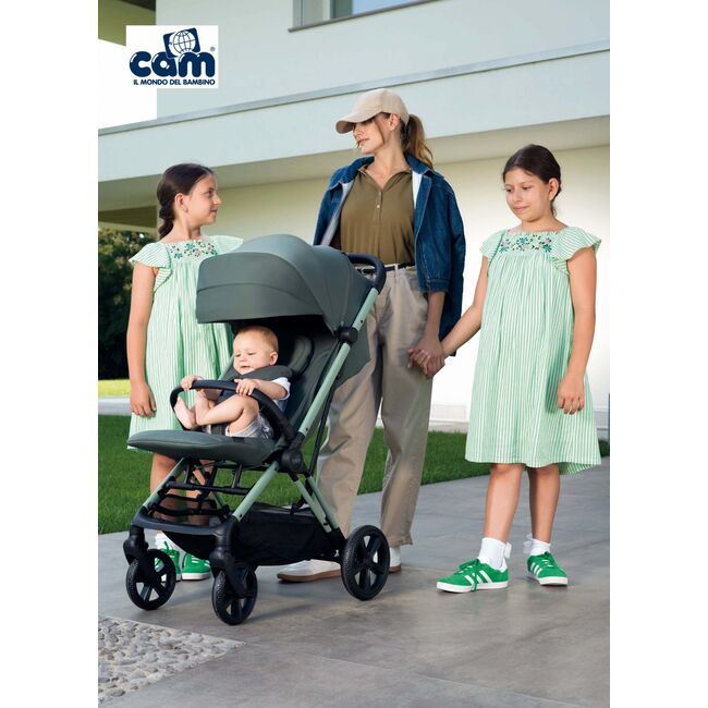 Carucior Sport Off-road Air Nero Cam, 0 - 4 Ani Sau 22 Kg, Uv 50+ Pjbart823/207