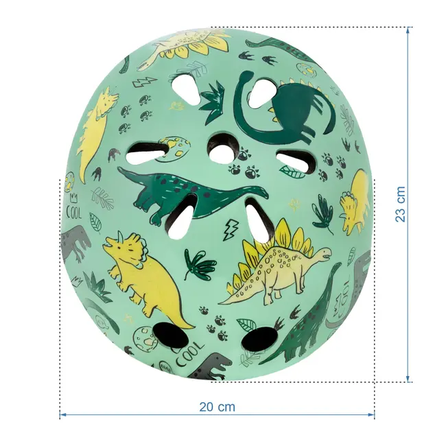 Casca De Protectie Pentru Copii, Sistem De Reglare, S, 48 La 52 Cm, 1 An+, Orix Plus Dino , Kidwell Pjbkaskori05a3