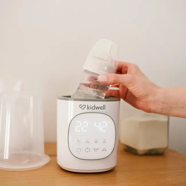 Incalzitor Biberoane Kidwell Gala White 4 In 1, Cu Sterilizare Si Mentinere Temperatura 24h Pjbpobugal01a0