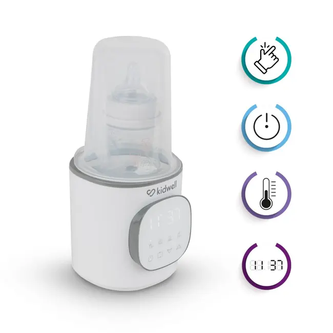 Incalzitor Biberoane Kidwell Gala White 4 In 1, Cu Sterilizare Si Mentinere Temperatura 24h Pjbpobugal01a0
