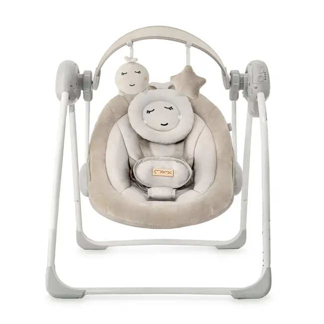 Leagan Electric pentru Bebeluşi MoMi Liss - Beige KRTBULE00047