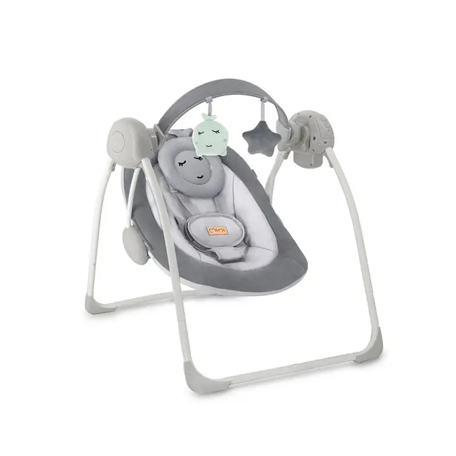 Leagan Electric pentru Bebeluşi MoMi Liss - Grey KRTBULE00048