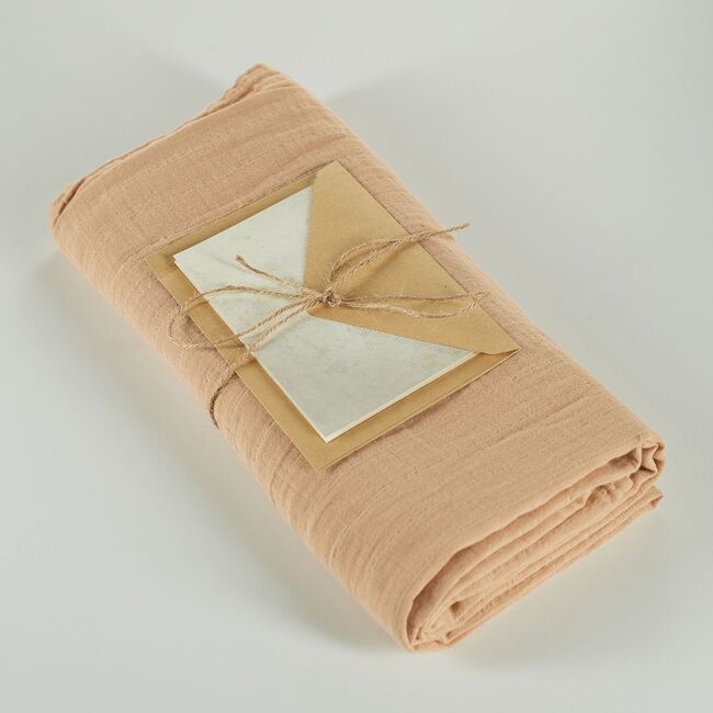 Onino - muselina multifunctionala din bumbac 100% organic, hug.me, oatmeal beige, x1 bucata, 120 x 120 cm, certificata gots bbbcdsw002