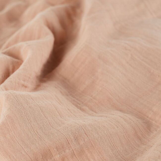 Onino - muselina multifunctionala din bumbac 100% organic, hug.me, sandy rose, x1 bucata, 120 x 120 cm, certificata gots bbbcdsw005